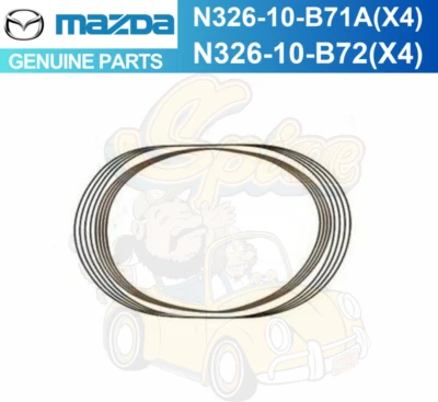 Anillos originales nuevos para Mazda RX7 RX8 sellos exteriores e interiores Foto 1 de 3