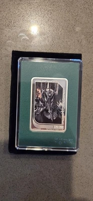 Lord Of The Rings 1oz Silver New Zealand Mint Agoro Sauron 225/250 - Image 1 of 2