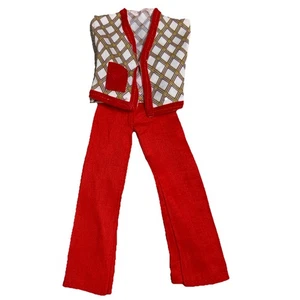 Barbie Fashion Kleidung rote Hose und Weste Mattel Clone Skipper - Bild 1 von 4