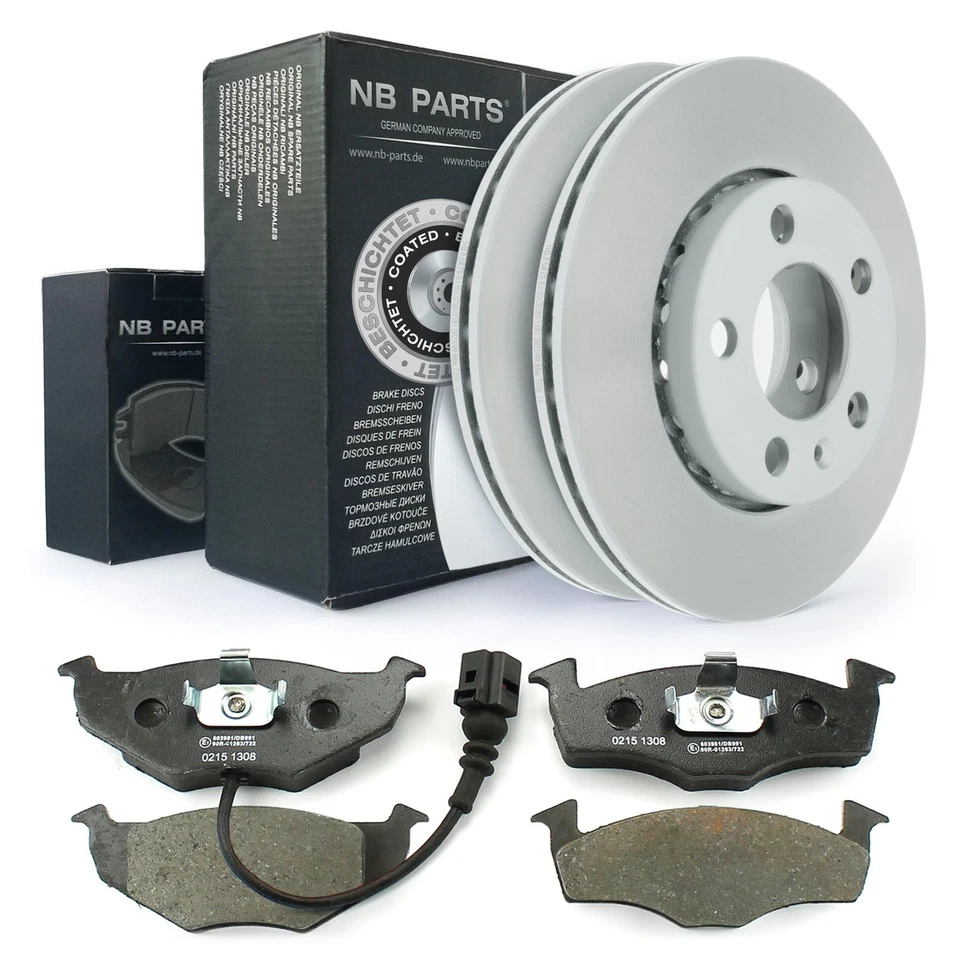 Brake discs brake pads WK front 239 mm for Skoda Fabia I 6Y II VW Polo IV 9N - Image 1 of 4