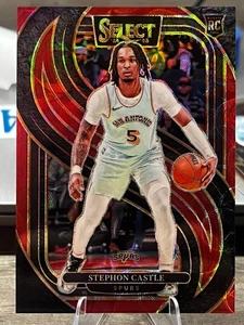 Mira telescópica roja Prizm/249 (RC) 2024-25 Panini Select - Premier Stephon Castle #175 - Imagen 1 de 2