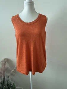 Frankie’s Melbourne Lurex Singlet Top Orange 14-16 - Picture 1 of 3