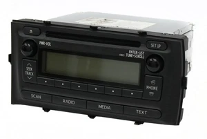 2012-14 Toyota Prius AM FM Radio Single CD Receiver 86120-52D10 Face 518C1 - Picture 1 of 7