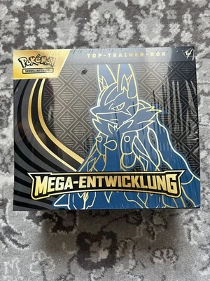 Pokémon Mega-Entwicklung / Mega Lucario / Top-Trainer Box / DE / NEU / SEALED - Bild 1 von 4