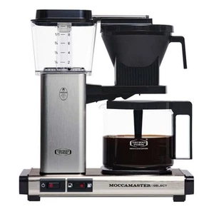Moccamaster KBG Select Drip coffee maker 1.25 L Ground coffee 1520 W Black Brush - Afbeelding 1 van 1