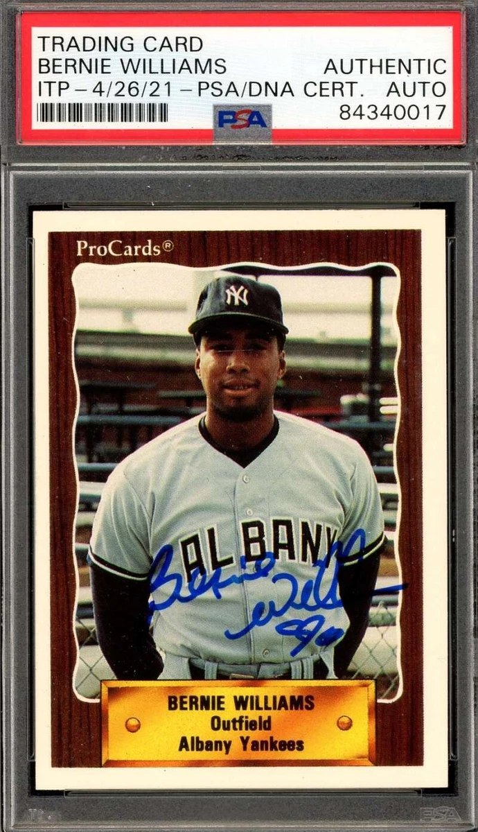 Bernie Williams Rookie Baseball Trading Cards for sale | eBay