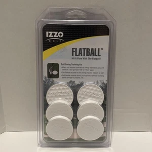 Izzo Golf Flatball Golf Swing Training Aid Kit Nuovo Confezione da 6 Made In USA - Foto 1 di 8