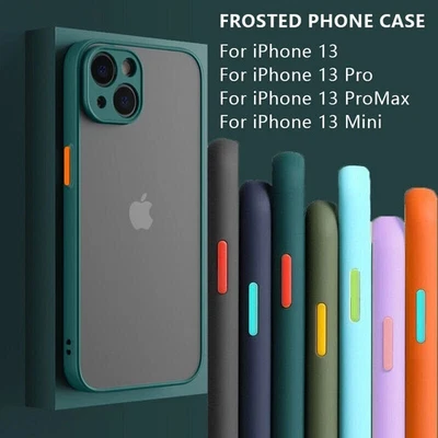 Case for iPhone 15 14 13 12 Pro Max X Shockproof HARD Back Cover Silicone Bumper - Image 1 of 4