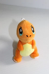 Pokemon Tomy Charmander Taschenclip Schlüsselanhänger weiches Plüschtier Stofftier - Bild 1 von 3
