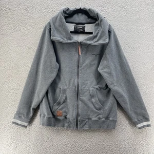 Kimes Ranch Hoodie Damen Large grau Western Freizeit Reißverschluss Sweatshirt Heavy Rodeo - Bild 1 von 18