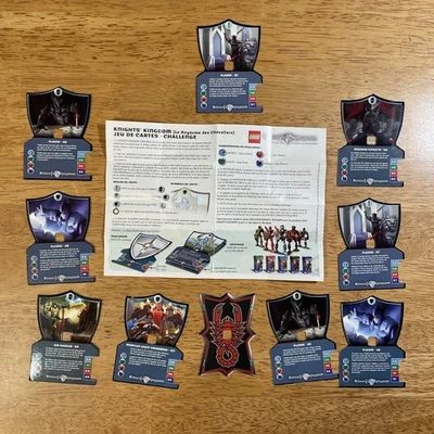 🏰 Lot of 10 Lego Knights' Kingdom Challenge Cards - Card Game - TCG CCG + Rules - Image 1 of 4
