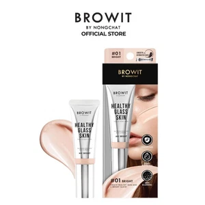 Browit Healthy Glass Skin Glow Base Primer Hydrating Makeup Skin-Nourishing 24ml - Picture 1 of 10