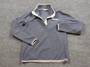 Columbia Sweatshirt  Womens Large Gray PFG 1/4 Snap Fleece Pullover - Picture 1 of 7