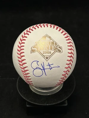 Shane Victorino Signed 2008 World Series ROMLB Baseball PSA COA Autograph - Image 1 of 4