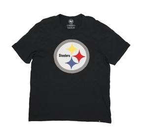 Camiseta Pittsburgh Steelers Para Hombres XL Negra NFL Fútbol 47 Marca Gráfica Camiseta Algodón - Imagen 1 de 10
