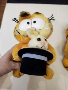 Vintage GARFIELD MAGIER Plüsch HASE im HUT Hase Magie DANKIN 9 Zoll - Bild 1 von 2