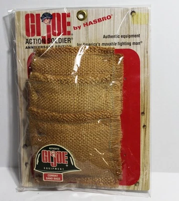 BOLSAS DE ARENA DE COMBATE G I JOE 40º ANIVERSARIO con cardado manual del ejército Foto 1 de 2