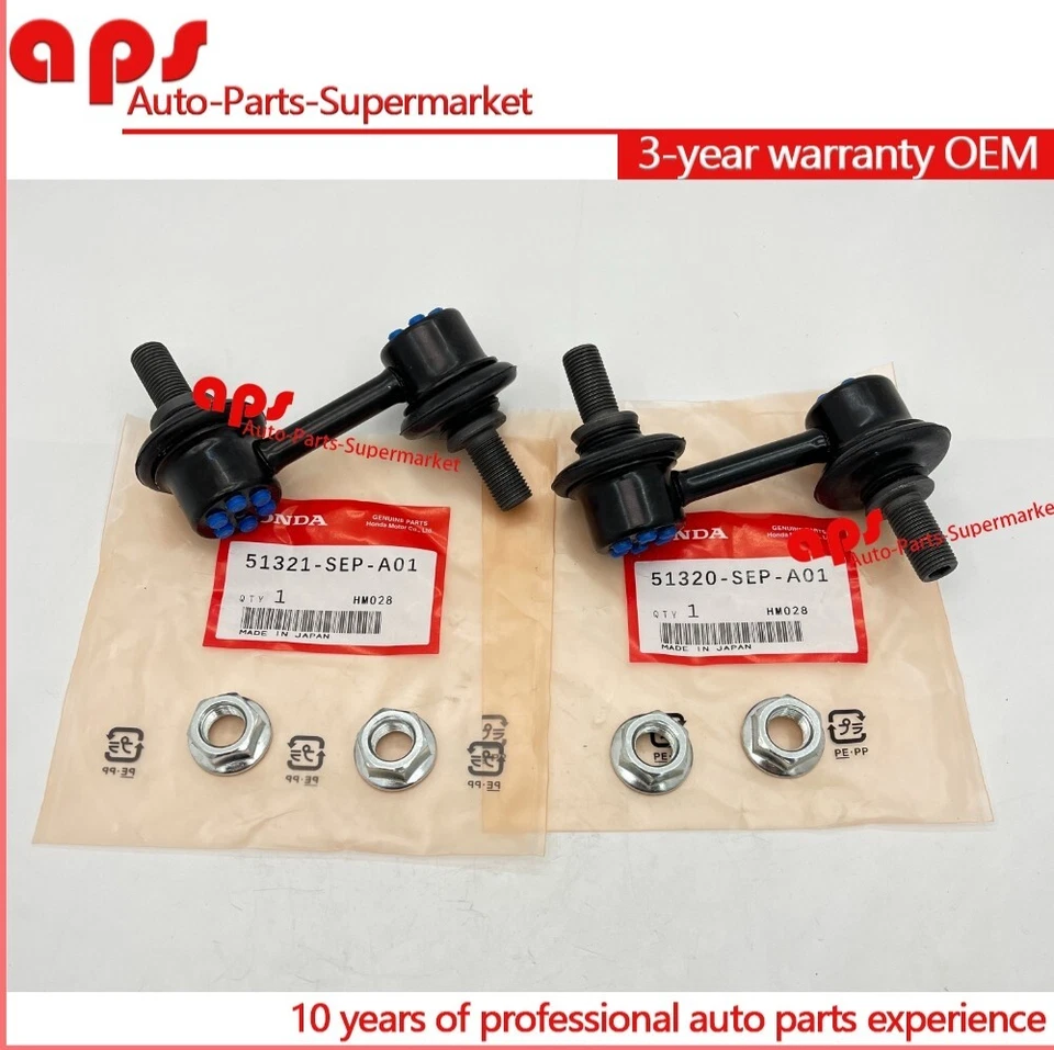 OEM 2 PCS Front Sway Bar Stabilizer End Link Set For 2007-2014 Acura TL - Image 1 of 4