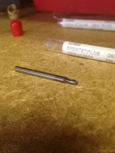.0938" 3/32" 4 FLAUTA LONGITUD DE TROZO DE EXTREMO ÚNICO TiAlN MOLINO DE EXTREMO DE BOLAS DE CARBURO RECUBIERTO - Imagen 1 de 1