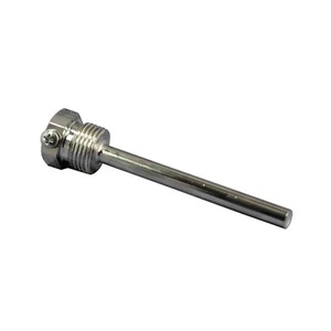 TAUCHHÜLSE MESSING G1/2" VERNICKELT D=6mm LÄNGE WÄHLBAR 100mm 150mm 200mm - Picture 1 of 1