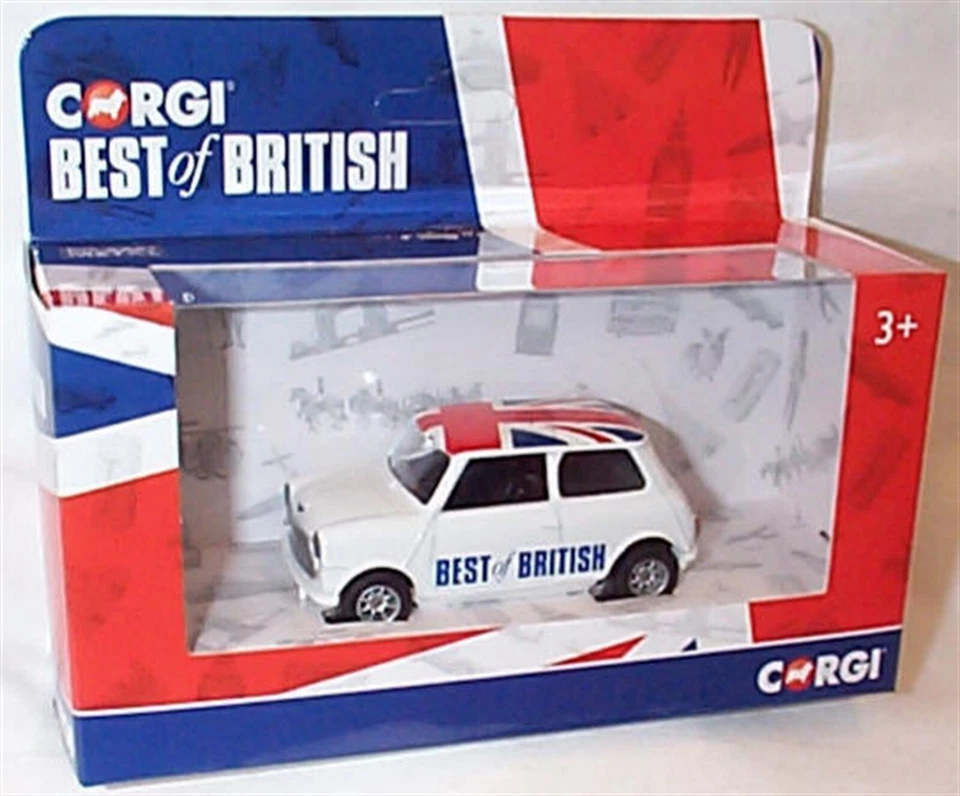 Corgi Best of British Classic Mini Diecast Model Union Jack Roof 1:36 Scale new - Image 1 of 1