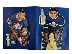 Vintage 1950s 1960s Toronto Maple Leafs Hockey Scrapbook Bob Pulford Autograph - Picture 1 of 19
