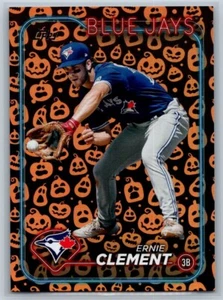 2024 Topps Update Series - Holiday Jack O'Lanterns #US344 Ernie Clement - Bild 1 von 2