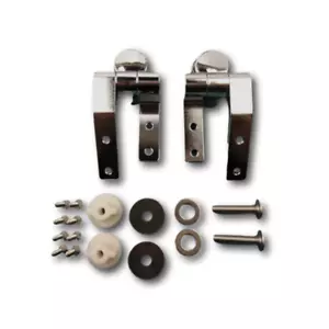 Nuevo estilo bisagras de repuesto para asiento de inodoro Kohler - 85178-CP - cromadas - Imagen 1 de 4