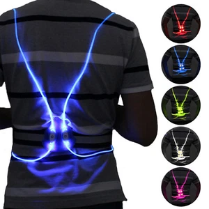 Running Safety Vest Belt Led Reflective Waistband Cycling Scooter Sports Costume - Picture 1 of 10