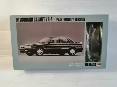 HASEGAWA 1/24 MITSUBISHI GALANT VR-4 BLACK NO.51572 KIT MONTAGGIO - Immagine 1 di 2