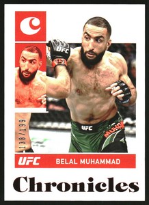 2022 Panini Chronicles UFC Red #36 Belal Muhammad /199