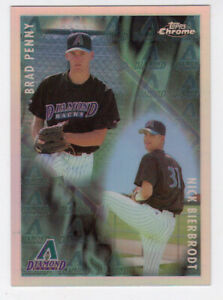 1998 Topps Chrome REFRACTOR Nick Bierbrodt/ Brad Penny, ROOKIE #499