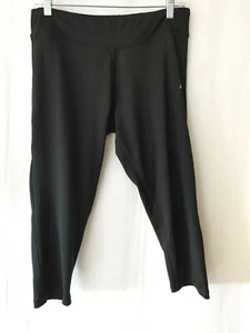 Adidas Climalite 3/4 Tights D89725 Mid Rise Black Large (16-18) #12290 - Picture 1 of 5