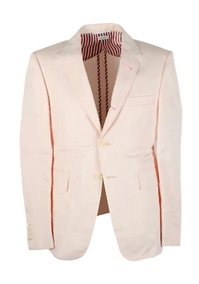 Abrigo Deportivo Blazer Rosa Thom Browne NUEVA YORK 4 Bares Talla 48/38R EE. UU. Chaqueta B... Foto 1 de 4