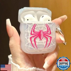 for Airpods Case Cover with Halloween Theme Spider,Soft Silicone Protective C - Picture 1 of 4