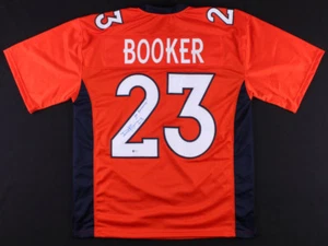 Devontae Booker Signed Broncos Jersey Inscribed "Go Broncos" (Beckett COA) - Picture 1 of 5
