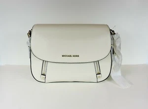 Neu Michael Kors Bedford Hobo Schultertasche geschmeidiges Leder hellcreme Messenger - Bild 1 von 9