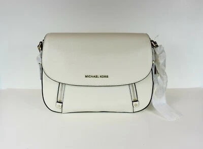 New Michael Kors Bedford  Hobo supple leather light cream shoulder bag messenger - Image 1 of 4
