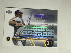 Carta firmata autografata Horacio Ramirez Atlanta Braves - Upper Deck 2004 - Foto 1 di 2