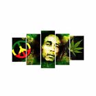 5Pcs Bob Marley Abstract Canvas Painting Posters Nordic Pictures Bedroom Decors