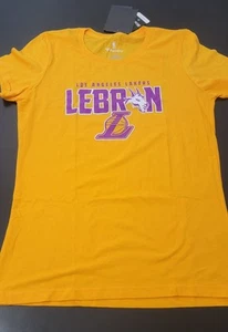 Fanatics NBA Los Angeles Lakers Lebron James T-shirt donna media - Foto 1 di 7