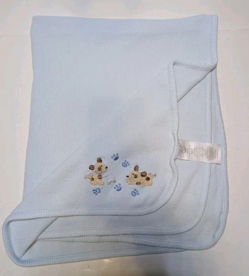 Manta térmica azul tejido gofre Koala bebé cachorro perro manchado Foto 1 de 4