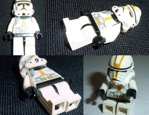 LEGO Star Wars 212th Clone Trooper Minifigure 75036 Orange Phase II Clone - Picture 1 of 7