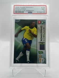 Panini GOAAAL! 2006 World Cup Germany Ronaldinho Brazil Card PSA 7.5 - Picture 1 of 3