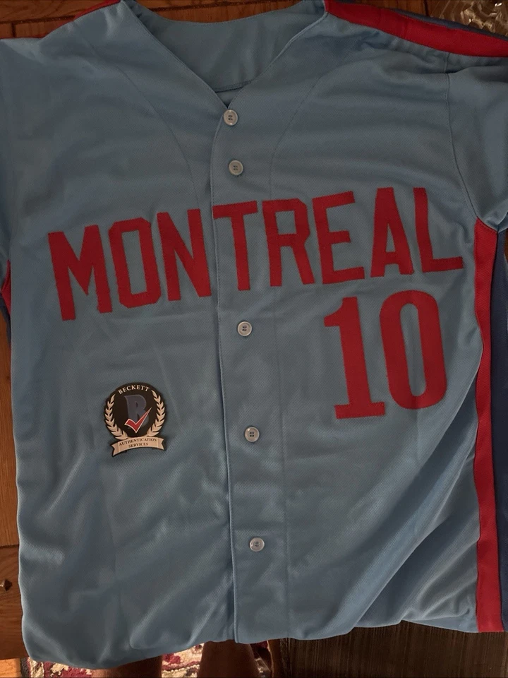 Andre Dawson Autographed Jersey Certified By Beckett Montreal Expos - Image 1 of 2