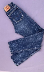 Vintage 1990s Levi’s 501 Jeans Made USA 28x33 Blue Galactic Galaxy Wash - Bild 1 von 16