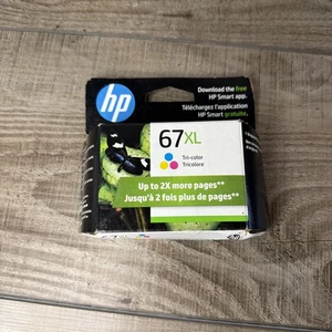 Cartucho de tinta original HP 67XL color para impresora HP 2752 4152 6052 6455 caducidad 2024 - Imagen 1 de 2