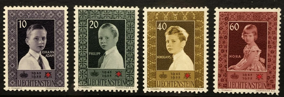 Liechtenstein 293-296 Completo Como Nuevo NH Scott Cat. $20,00 Foto 1 de 1