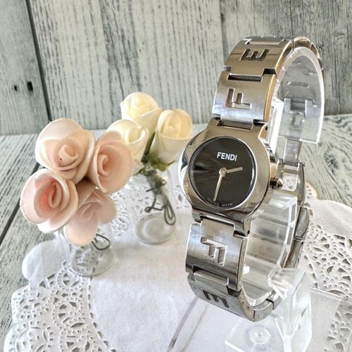 Orologio Fendi 3050L nero batteria sostituita u originale pulito