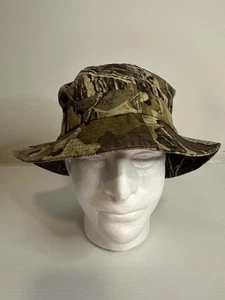 Fischerhut Herren Camouflage Hergestellt in den USA Einheitsgröße Gebraucht - Bild 1 von 6